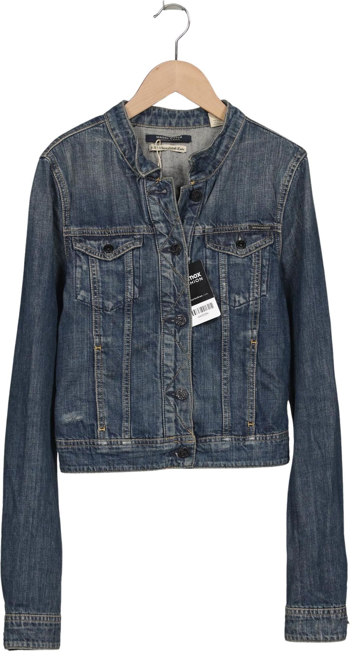 Maison Scotch Damen Jacke, Marineblau, Gr. EU 38 (Maison Scotch 2), Baumwolle - Second Hand