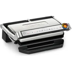 Tefal GC727D10, Kontaktgrill, Schwarz, Silber