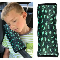 Heckbo Auto Gurt- und Schlafkissen Dinosaurier-Design