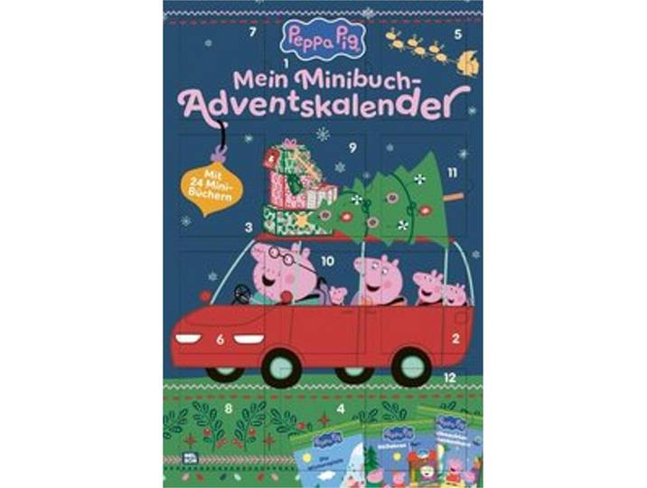 Nelson Mini-Bücher: Peppa Wutz Minibuch-Adventskalender