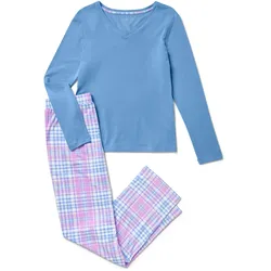 Tchibo - Pyjama - Damen - Gr. XL - hellblau