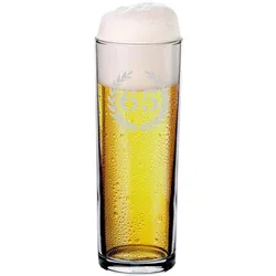 KÖLSCHGLAS KÖLNER STANGE MIT GRAVUR 65. Jubiläum transparent 0,2 Liter