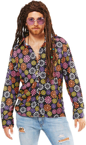 Hemd "Retro-Flower" für Herren