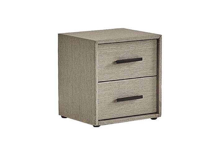 Premium Boxspringbett „Suna“ inkl. Matratze & Topper Beigegrau 160 x 200 cm BEDS SUPPLY