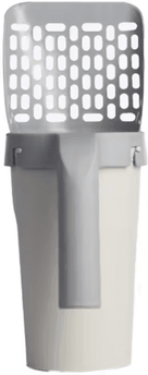 Inspire Picks Candy Color Cat Litter Scoop With Comfortable Horizontal Handle gray