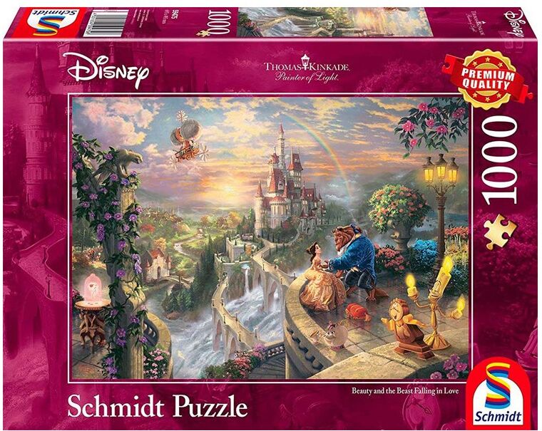 Puzzle 1000 pcs Disney, La belle et la Bête - Schmidt