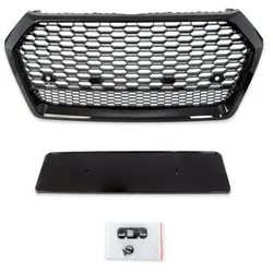Kühlergrill Waben Grill Sport Schwarz hochglanz passt passend für Audi Q5 FY 2017-2020