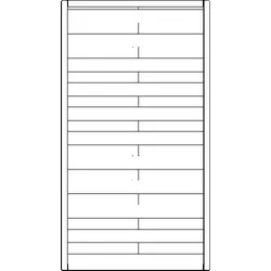 OSMO Sichtblende Lillehammer 2.0 - geschlossen 89x178 cm