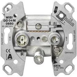 WISI DD04M0650 Breitband-Modemdosen, Stichdose, F 14566 DD 04 M 0650
