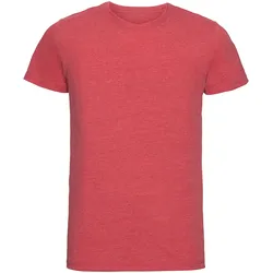 Russell Men s HD T Herren T-Shirt extra langer Schnitt R-165M-0 Sublimationsdruck geeignet, red marl, M