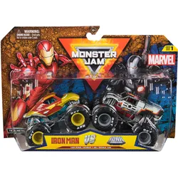 Monster Jam - Zweier-Pack Original Monster Trucks im Marvel Superhelden-Design sortiert