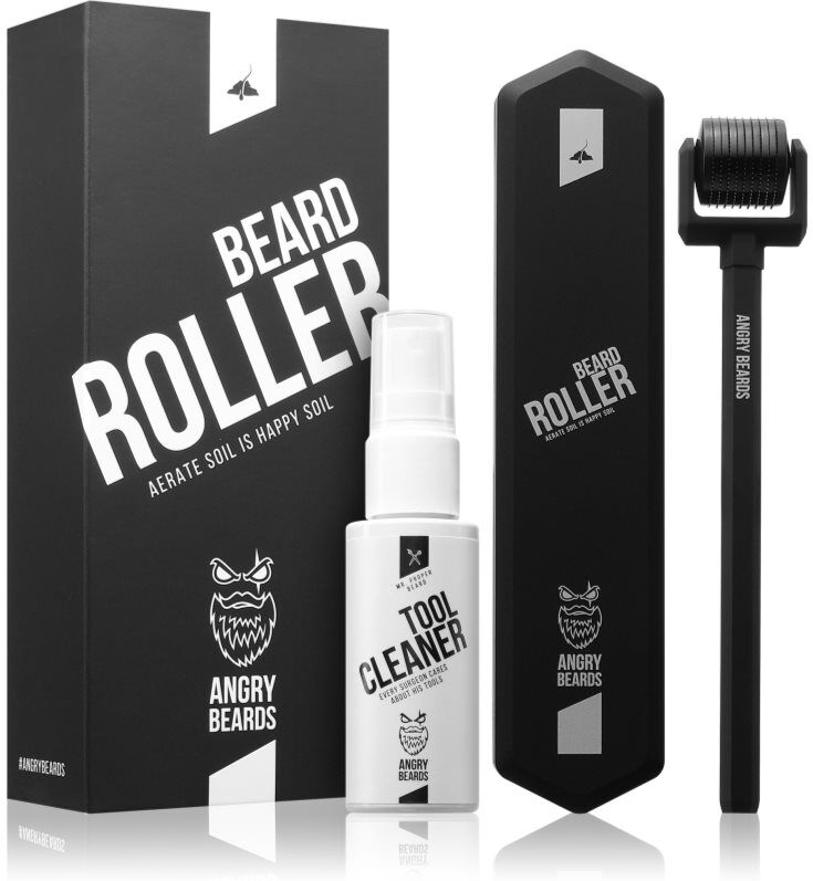 Angry Beards Beard Roller traitement pour la croissance de la barbe