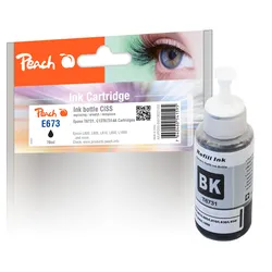 Peach Tintenbehälter pigm. schwarz kompatible zu Epson T6731BK, C13T67314A
