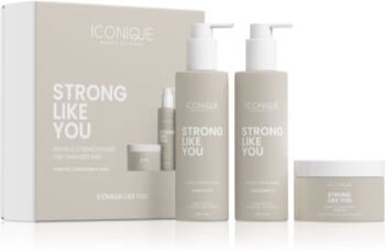 ICONIQUE Professional STRONG LIKE YOU Repair & Strengthening Set conjunto para cabelo danificado . STRONG LIKE YOU Repair & Strengthening Set