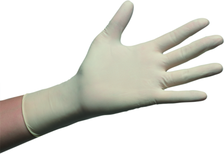 Romed Latex Glove Sterile Powder No 100U Tube M