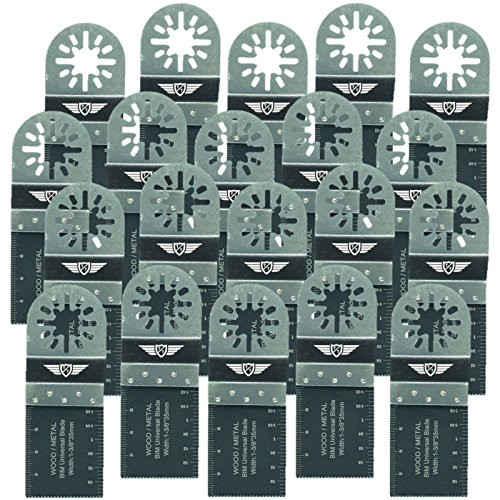20 stuks 35mm Bi-Metaal Multitool bladen voor metaal van TopsTools