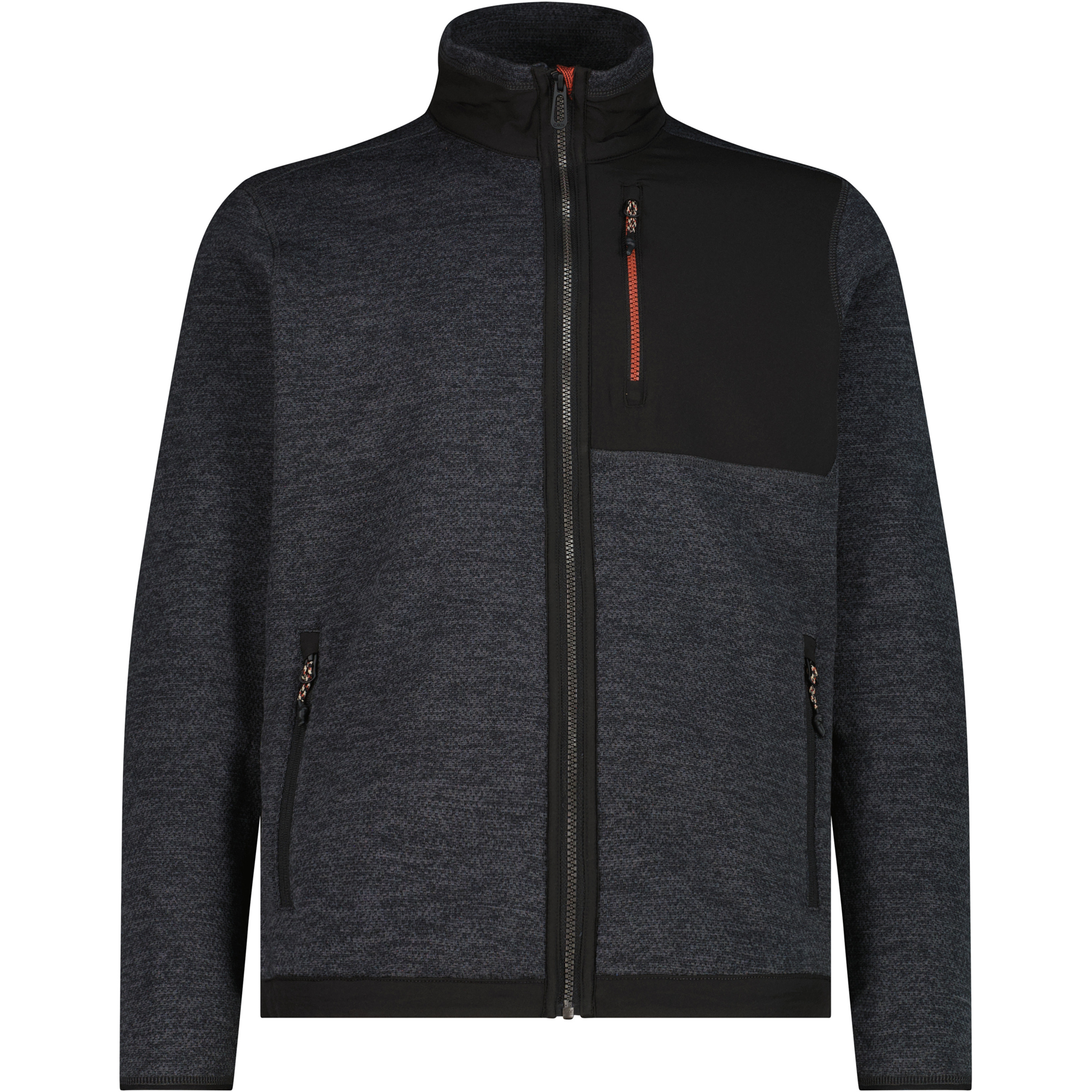 CMP Herren Fleecejacke schwarz Größe XL Trekking Elastisch