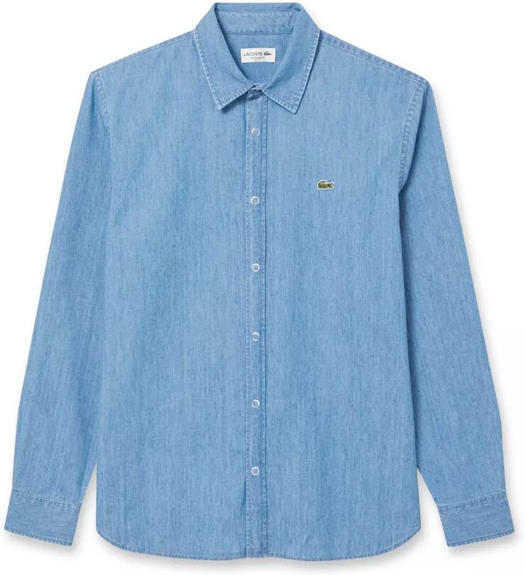 Lacoste - Hemd, langarm, für Herren, Blau Denim, Größe 41