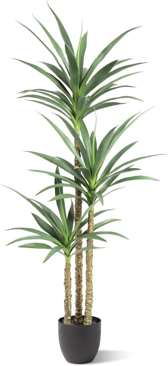 Kunst Agave Boom Groen - Vlamvertragende Nep Plant voor Huis Decoratie - Hoogte: 161 cm