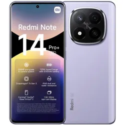 Xiaomi Redmi Note 14 Pro+ (512 GB, Lavender Purple, 6.67", Dual SIM, 5G), Smartphone, Violett