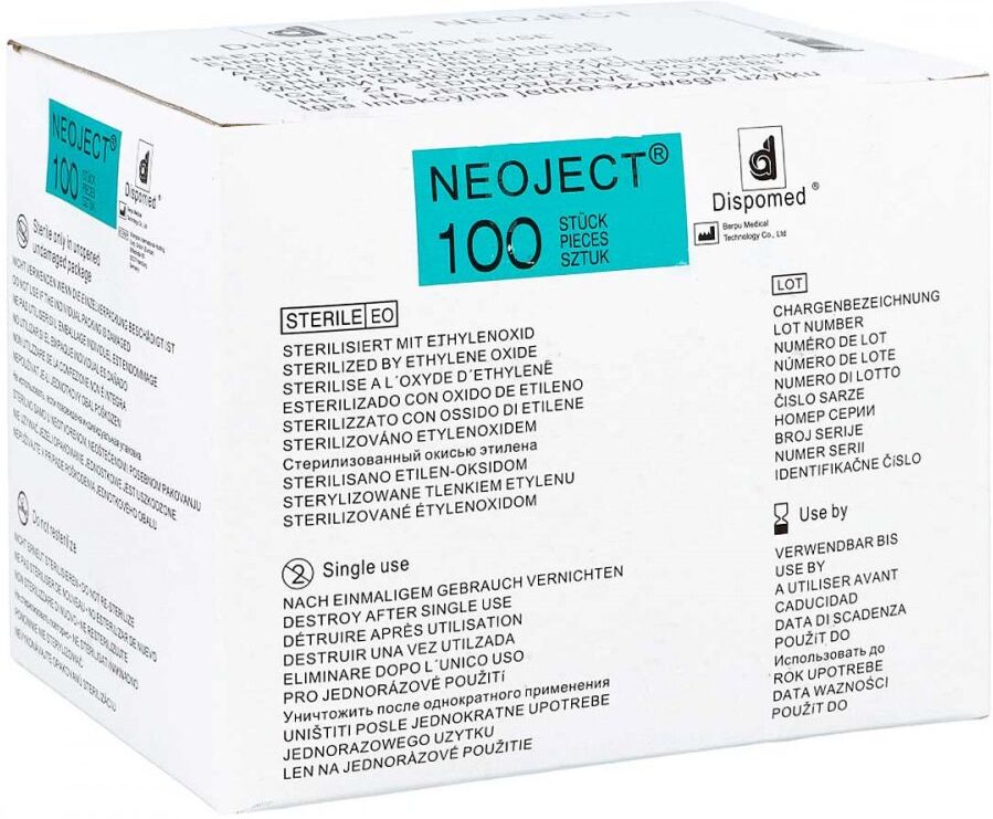 Kanülen Einmal Neoject Größe 1 6 0,6x25mm