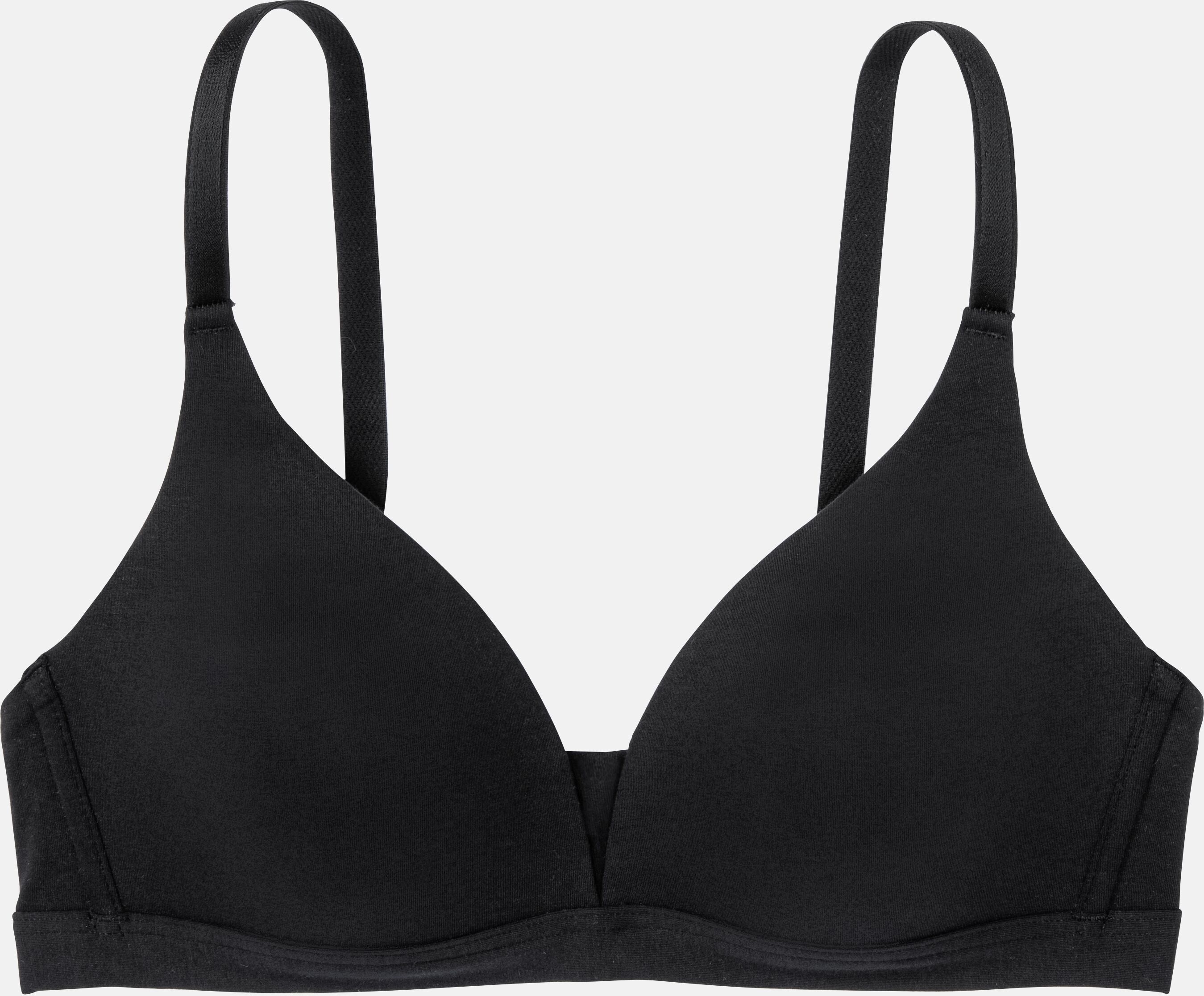Schalen-BH SPEIDEL "Young Basic", Damen, Gr. 90, Cup B, schwarz, Obermaterial: 92% Baumwolle, 8% Elasthan, unifarben, Basic, bequem, BHs Schalen-BH, elastisch, bequem, atmungsaktiv, basic, Baumwollmix schwarz 90, Cup B