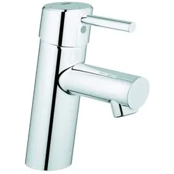Grohe Concetto Einhand-Waschtischbatterie, S-Size, Energie-Spar-Funktion, Ausladung 101mm, ohne Ablaufgarnitur, chrom, 2338510E