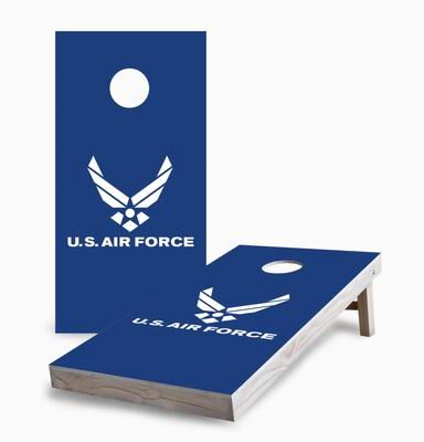 Skip's Garage U.S. Air Force Corn Hole Board Set with Hole Lights