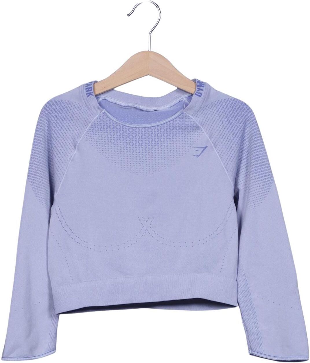 Gymshark Damen Langarmshirt, Hellblau, Gr. XS, kein / Etikett - Second Hand