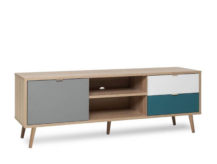 Newroom TV-Board Jona, Tv Schrank Sonoma Eiche Modern Fernsehtisch Tv Board Wohnzimmer