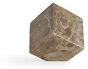 DBKD Butterscotch Marble Cube Object Sm.