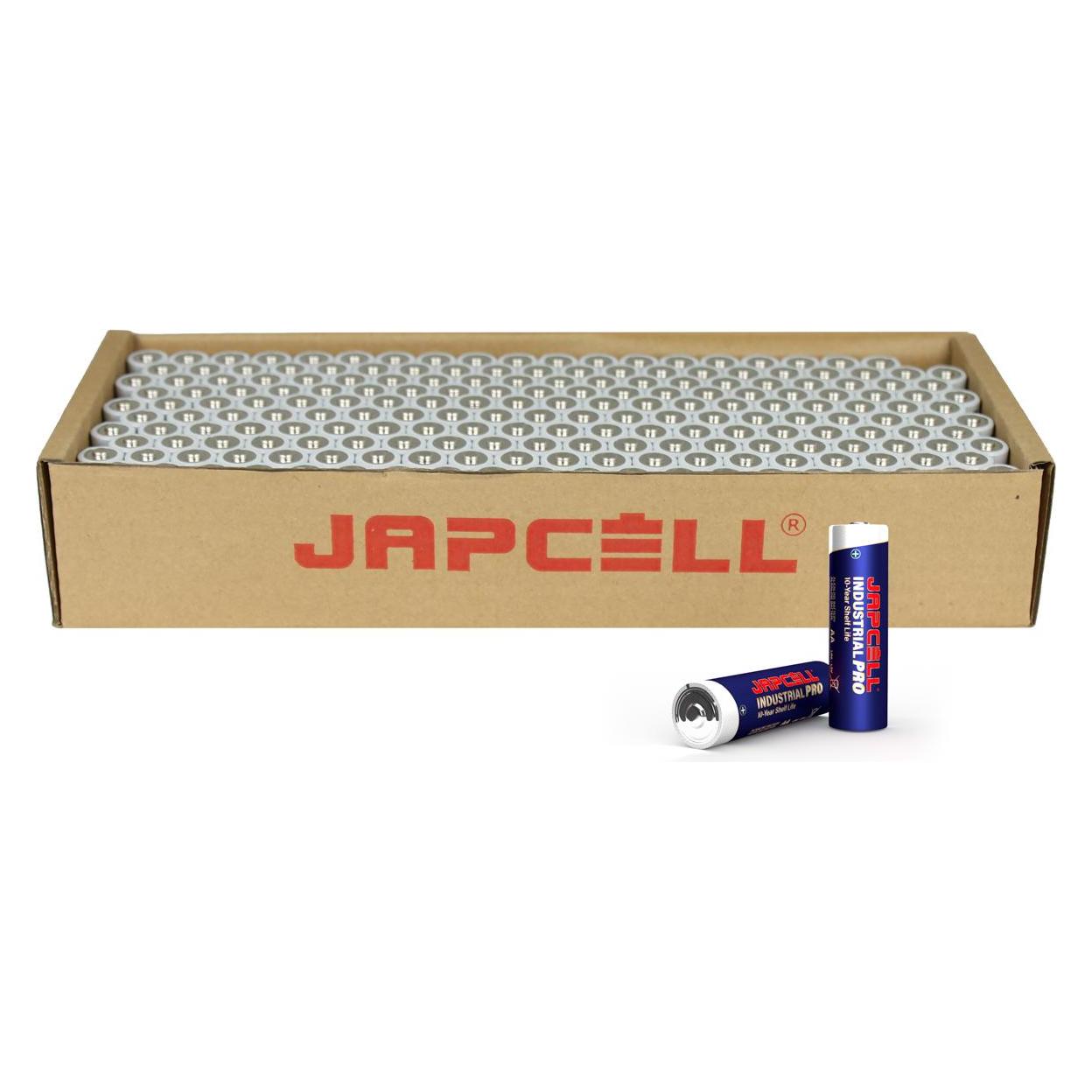 Japcell AA / LR06 Industrial Pro Alkaline-Batterien - 200 Stück Packung (200 Stk., AA) (JAPCELL)