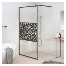 vidaXL, Duschkabine + Duschwand, Radorilla (Glas und Stein) (100 cm, 100 cm, 195 cm)