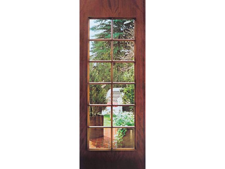Fototapete PAPERMOON Garden Door - Türtapete , bunt, B:0,9m L:2m, Vlies, Tapeten, Fototapete