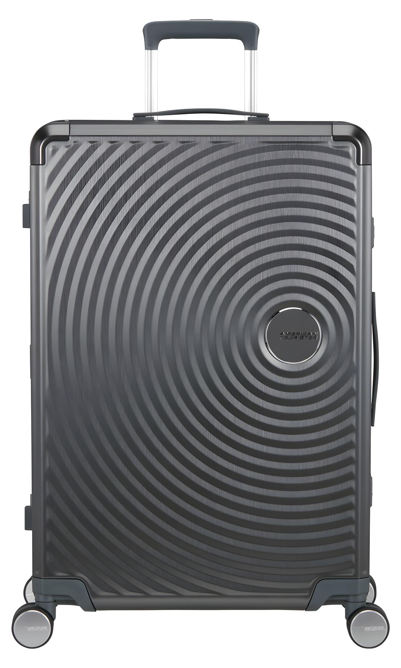 American Tourister Soundbox Alu Spinner 77 / 28 TSA Trolley Brushed Anthracite anthrazit