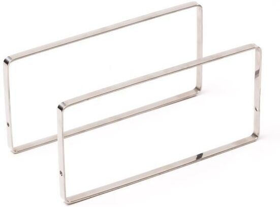 Comas Bauhaus Set 2 Supporti Inox Alti Per Tavole