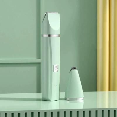 Inspired Living PawEase 4 in 1 Cordless Dog Grooming Kit With Quiet Precision Trimmer 2 In 1 Green