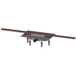 Kessel Linearis Duschrinne 45303.10 1000 mm, Copper gebürstet, Megastop