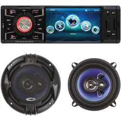 PNI, Car HiFi Lautsprecher, Clementine 9545 Auto-MP5-Player-Paket + Koaxial-Autolautsprecher HiFi650, 120 W, 16,5 cm (120 W, 16.50 cm)