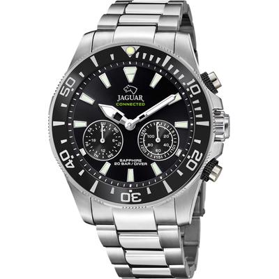 Jaguar "Jaguar Connected" Armbanduhr, Quarzuhr, Herrenuhr, Saphirglas, Stoppfunktion, Swiss Made