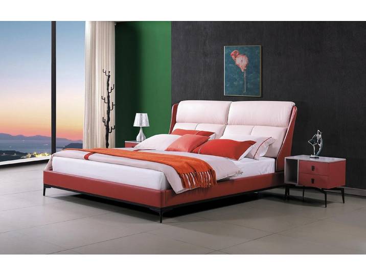 Xlmoebel Polsterbett Elegantes Doppelbett im klassischen Stil für Hotelzimmer (Bett, 3-tlg., Bett), Hergestellt in Europa