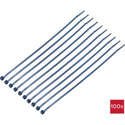 TRU COMPONENTS TC-12533348 Kabelbinder 203 mm 2.5 mm Blue Metall detektierbar 100 St.