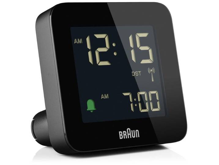Braun BC09B-DCF - Wekker - Digitaal - Radiogestuurde tijdsaanduiding - Zwart