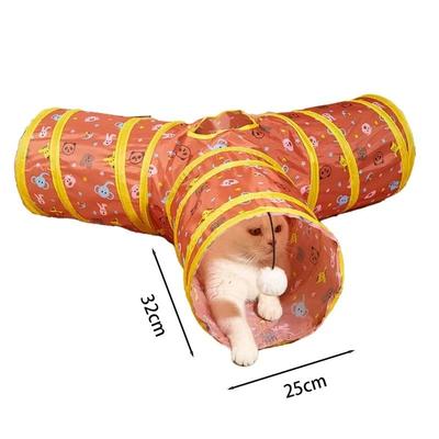 High Reliability Collapsible "Explorer" Pet Tunnel red Y