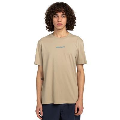 T-Shirt ELEMENT "Simple Logo", Herren, Gr. S, grau (aluminum), Obermaterial: 100% Baumwolle., Shirts T-Shirt