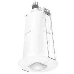 Steinel 064129 Präsenzmelder IR Quattro MICRO 6m KNX Passiv Infrarot, Deckeneinbau, IP65, 360° Reichweite max: 6 x 6 m (36 m2) IR Quattro MICRO 6m