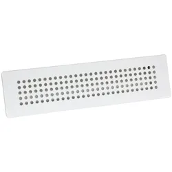 Gitter für Luftanschlusskasten Rundloch Weiß Wand Decke 305 mm x 57 mm
