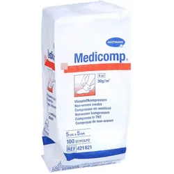 Medicomp Vlieskomp.unsteril 5x5 cm