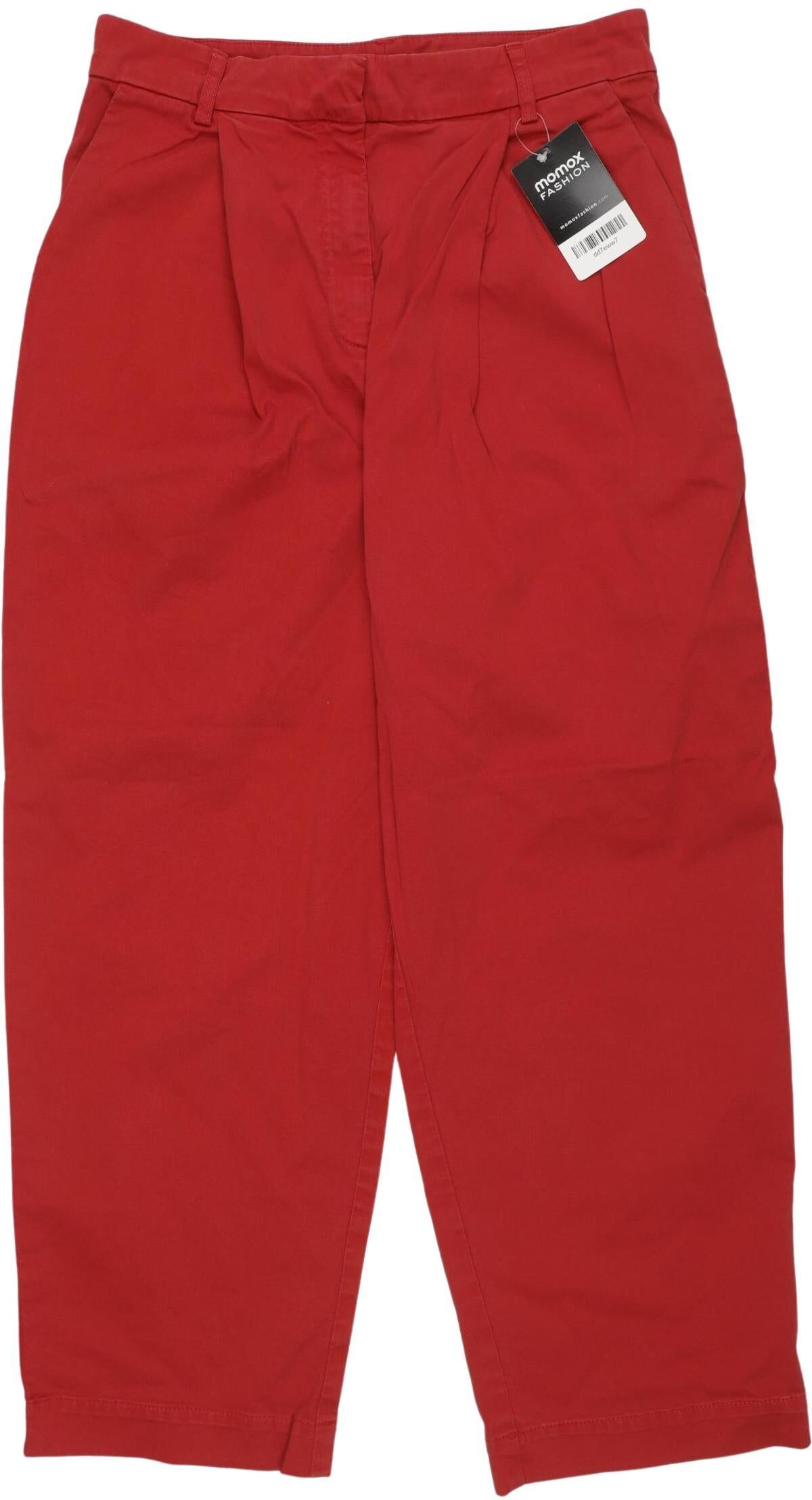 YMC You Must Create Damen Stoffhose, Rot, Gr. S, Baumwolle / Elasthan - Second Hand