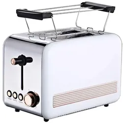 Toaster Retro 2-Scheiben Toaster 850 Watt